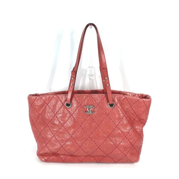 CHANEL Pink Caviar Leather Coco Mark Shoulder Bag - Picture 1 of 16